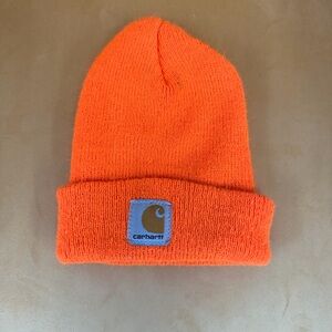 Carhartt Kids Orange Knit Cuffed Beanie